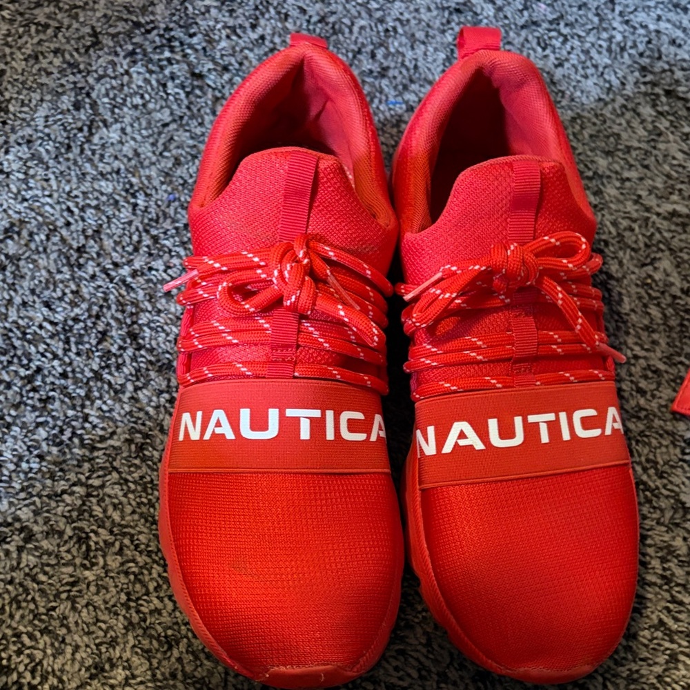 Nautica Men's Bold Red Sneakers